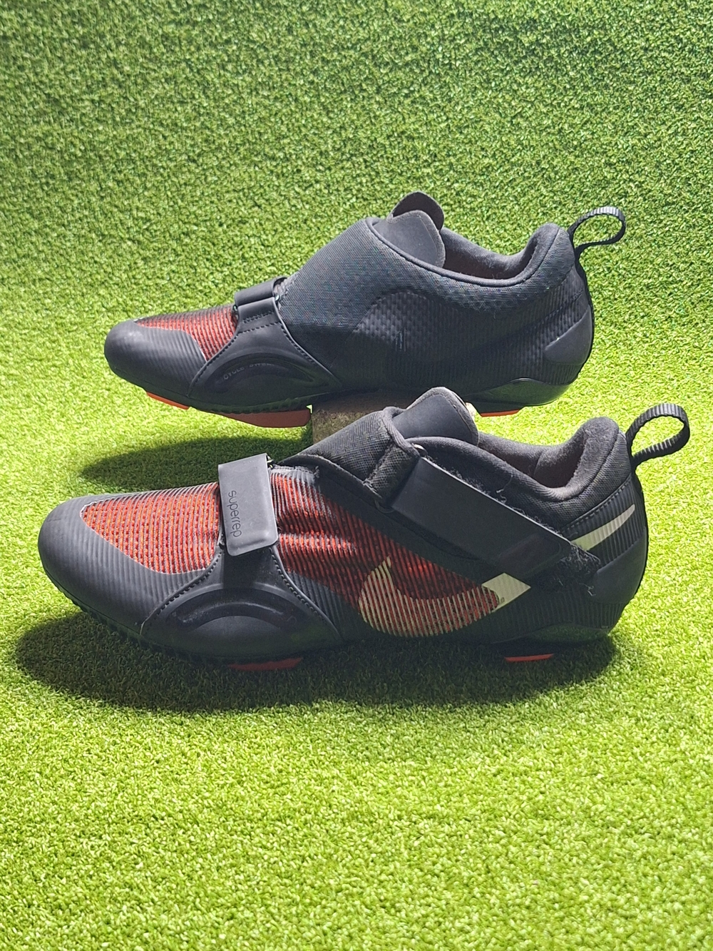 Nike Superrep Cycle Cycling Shoes Men's Size 9 Black Hyper Crimson CW2191-008